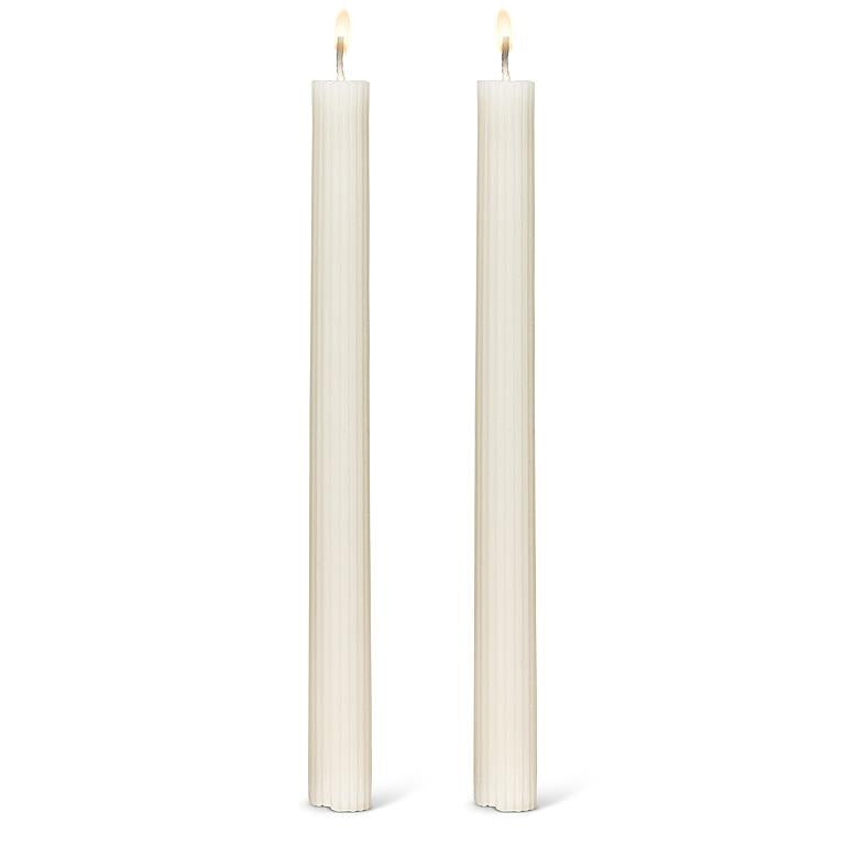 Ridged Taper - Ivory