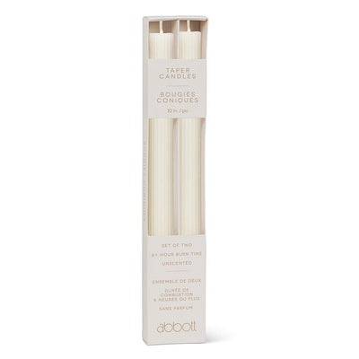 Ridged Taper - Ivory | Putti Fine Furnishings Canada