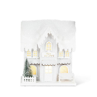 Small Snowy Toy Shop with LED