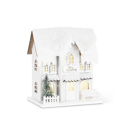 Small Snowy Toy Shop with LED