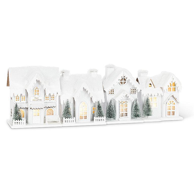 Small Snowy Toy Shop with LED