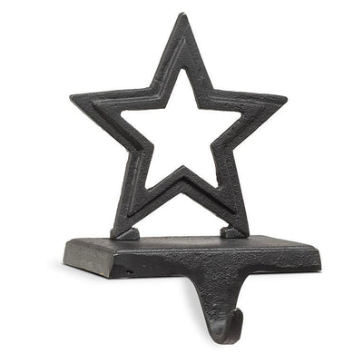 Black Star Stocking Holder | Putti Christmas Decorations