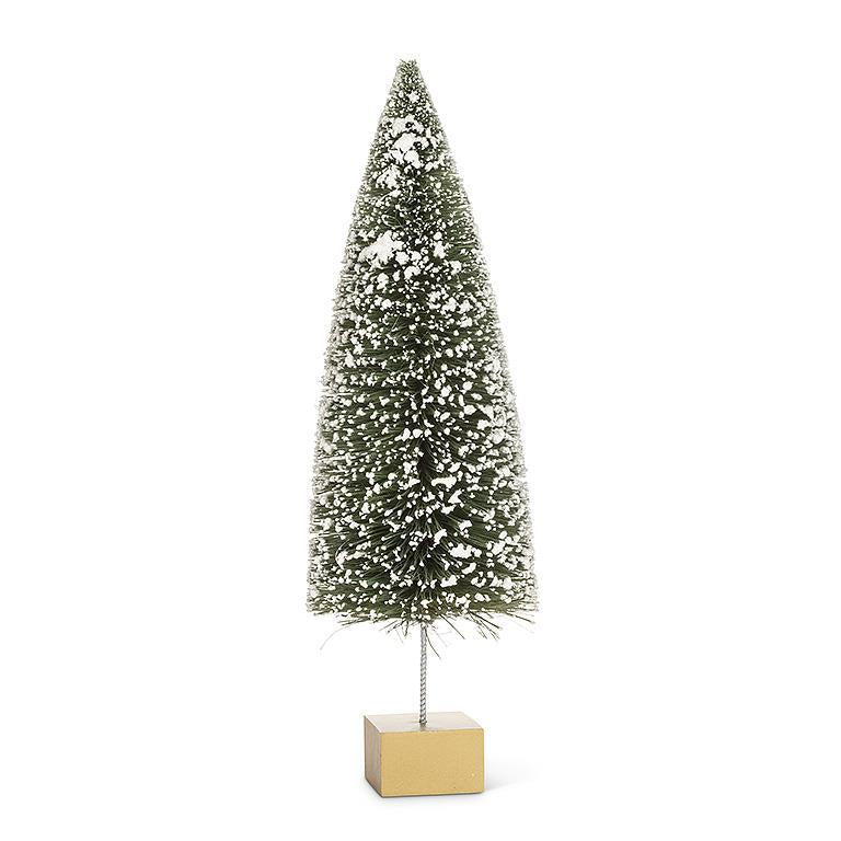 Large Snowy Bottle Brush Tree | Putti Christmas Decorations