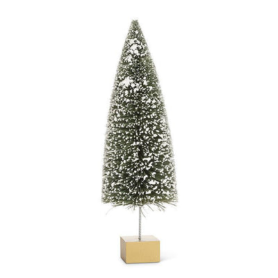 Large Snowy Bottle Brush Tree | Putti Christmas Decorations