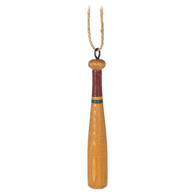 Baseball Bat Ornament | Putti Christmas Decorations