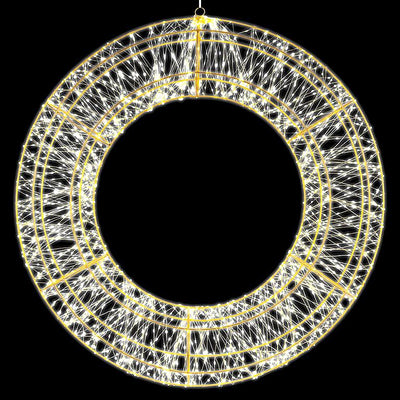 Micro LED Gold Wreath - Extra Large