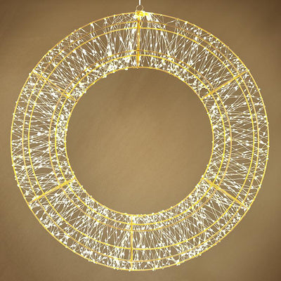 Micro LED Gold Wreath - Extra Large