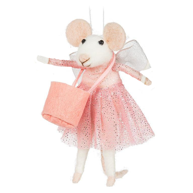 Tooth Fairy Mouse Orn with Tote