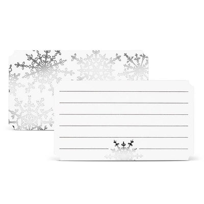 Snowflakes Mini Note Cards | Putti Fine Furnishings