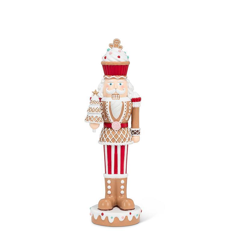 Small Gingerbread Nutcracker | Putti Christmas Decor