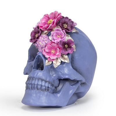 Large Skull with Flowers