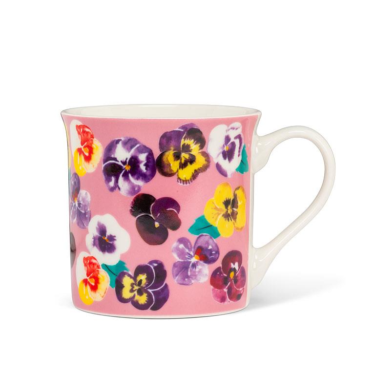 Pansies Mug | Putti Fine Furnishings Canada