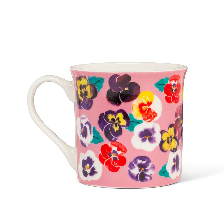 Pansies Mug | Putti Fine Furnishings Canada