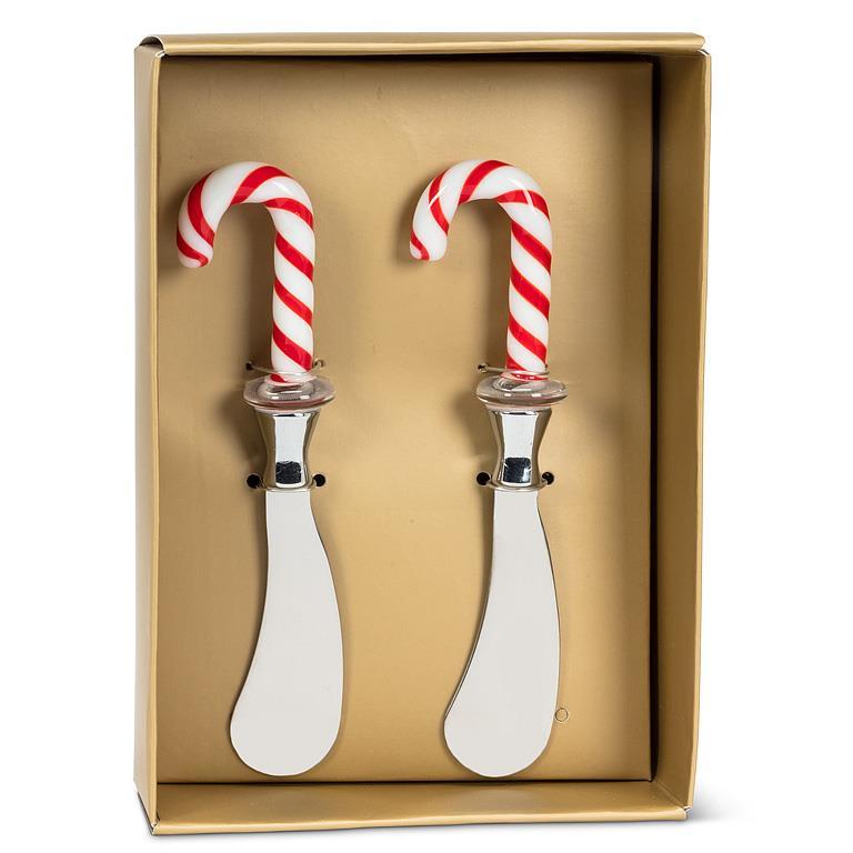 Candy Cane Topped Spreaders | Putti Christmas Entertaining