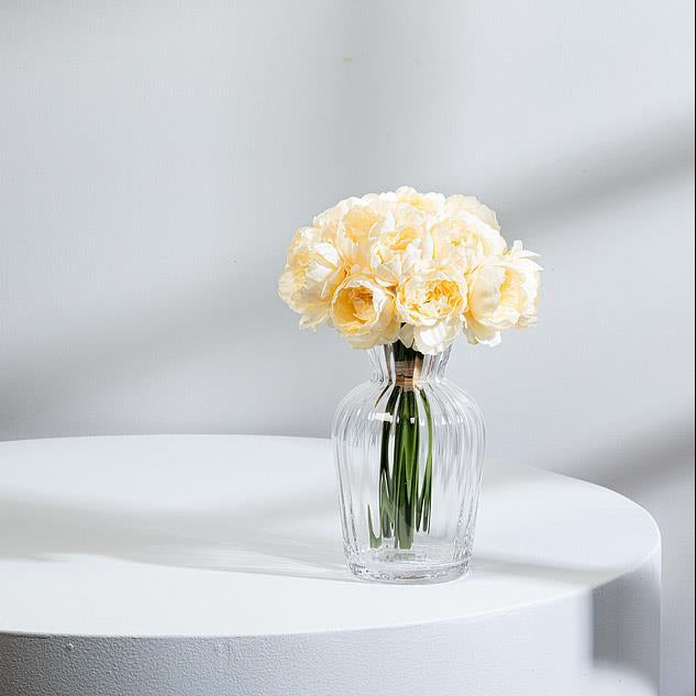 Small 18 Stem Peony Bouquet - Cream