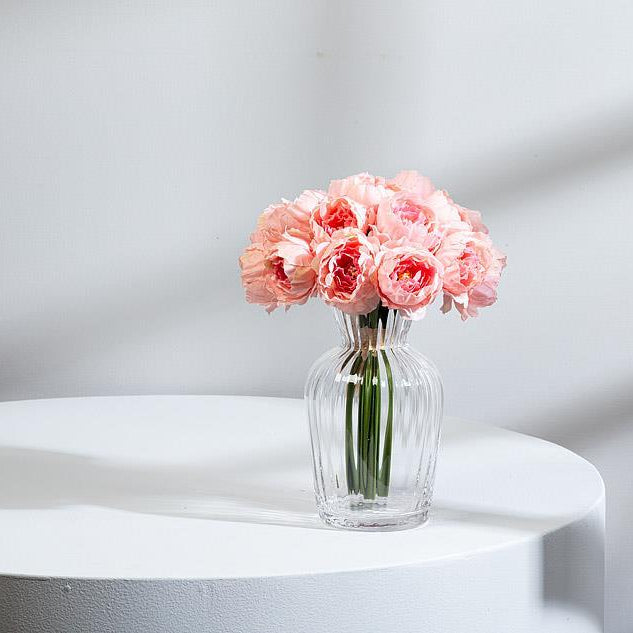 Small 18 Stem Peony Bouquet - Pink