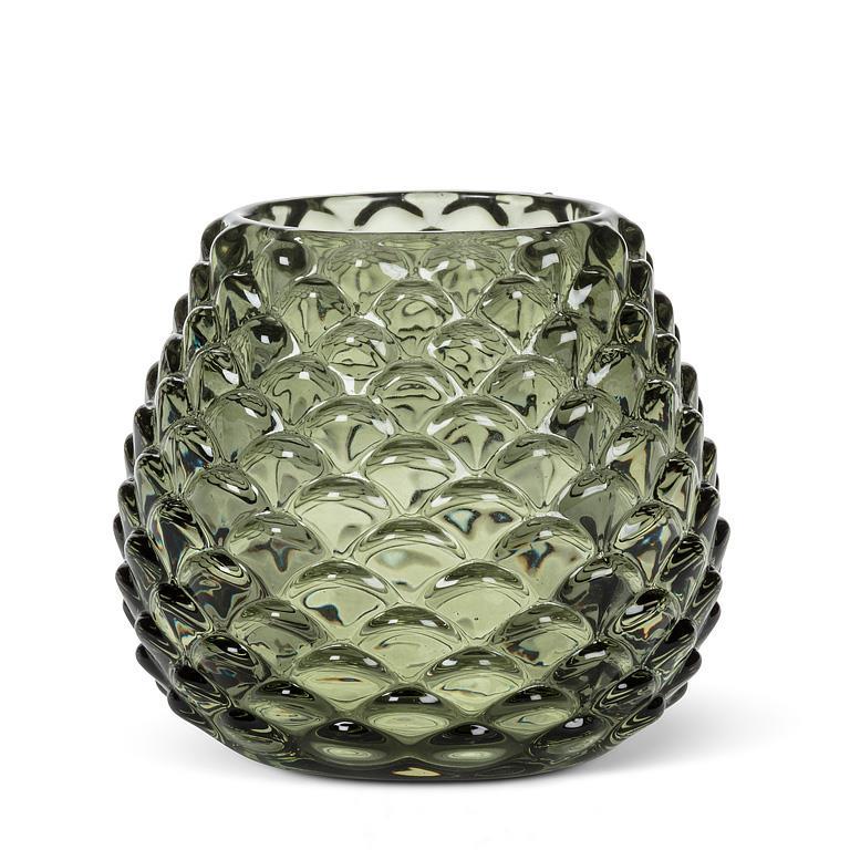 Medium Pinecone Tealight Green