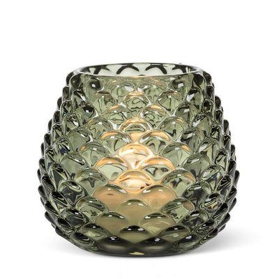 Medium Pinecone Tealight Green