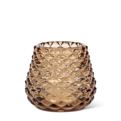 Small Pinecone Tealight Amber
