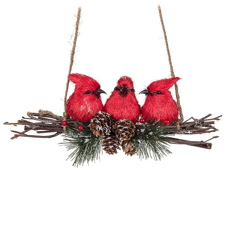 Cardinal Trio on Branches