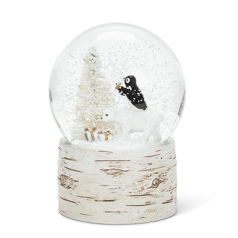 Penguin & Bear LED Snow Globe