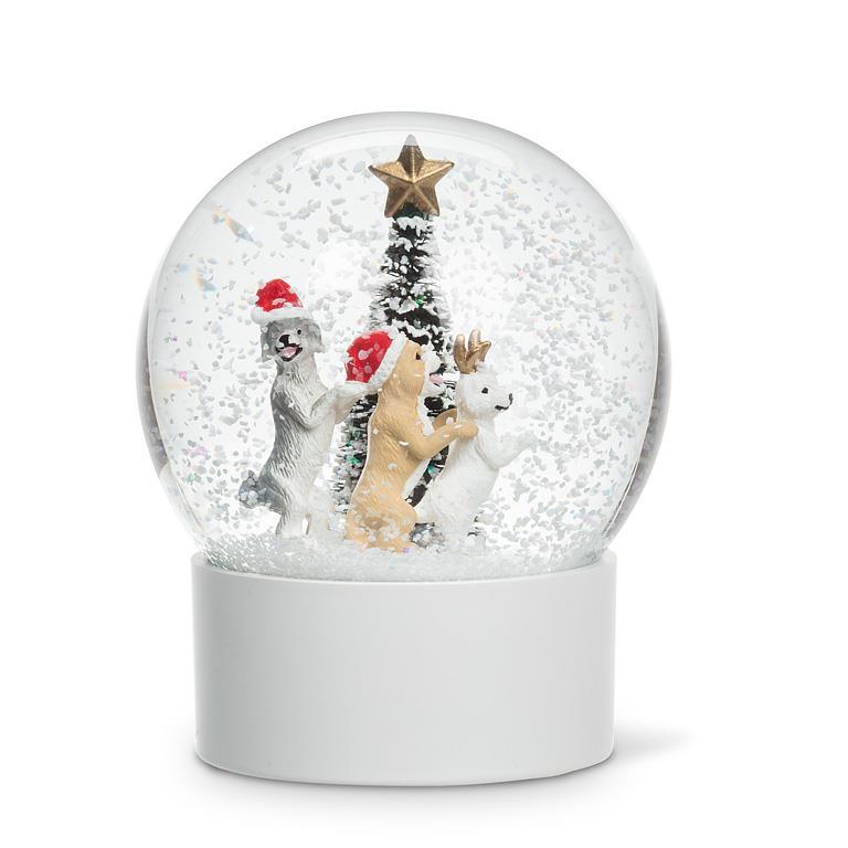 Dancing Dogs Snow Globe
