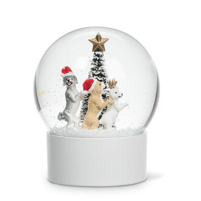 Dancing Dogs Snow Globe