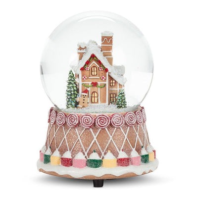 Gingerbread Muscial Snowglobe | Putti Christmas Decorations