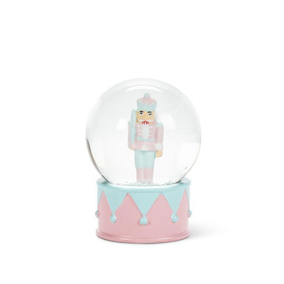 Small Pastel Nutcracker Snow Globe