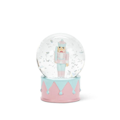Small Pastel Nutcracker Snow Globe
