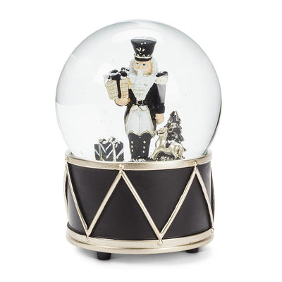 Medium Black Nutcracker Snow Globe