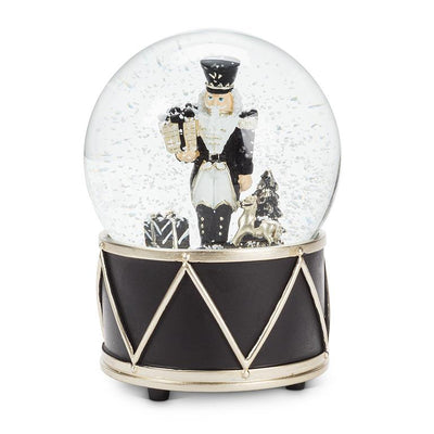 Medium Black Nutcracker Snow Globe