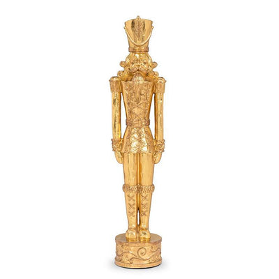 Tall Standing Gold Soldier | Putti Christmas Decorations