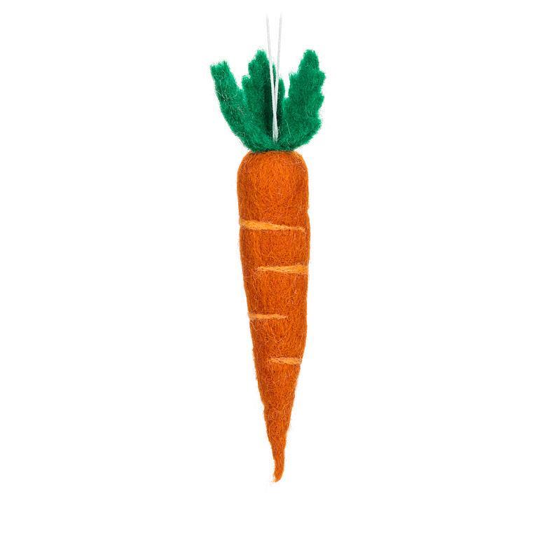 Felt Carrot Ornament