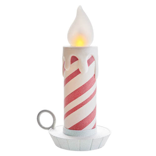 Peppermint Stripe Candle - Small