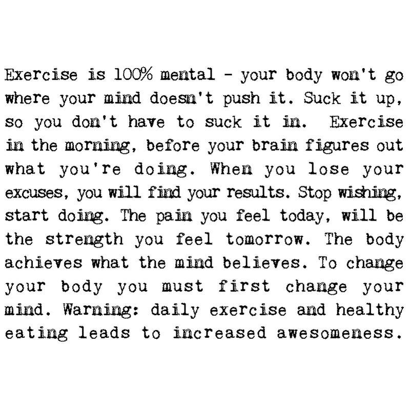 Fitness Fanatic Foiled Birthday Card