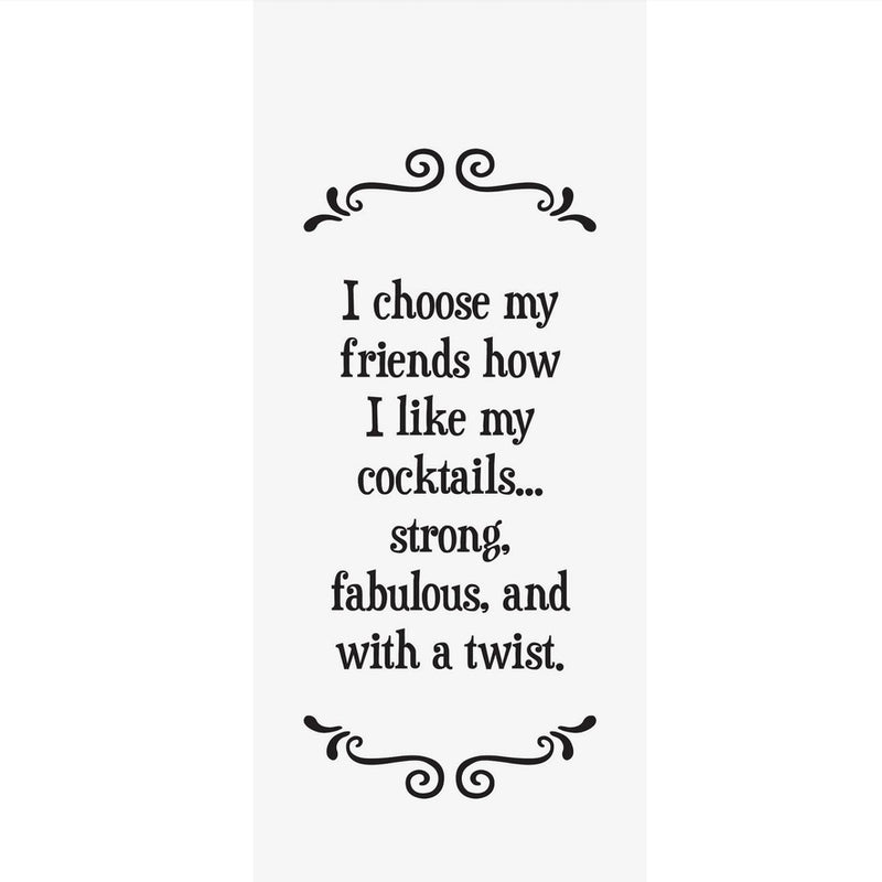 "With a Twist" Flour Sack Towel