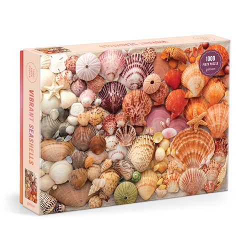 Vibrant Seashells 1000 Piece Puzzle - Putti Fine Furnishings