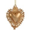 Cutout Edge Flame Heart Ornament - Medium