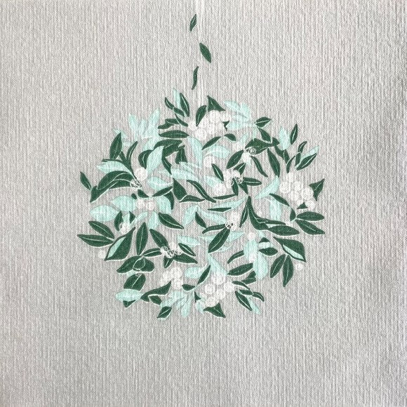 Francoise Paviot "Perles D'Hiver Argent" Dinner Napkin