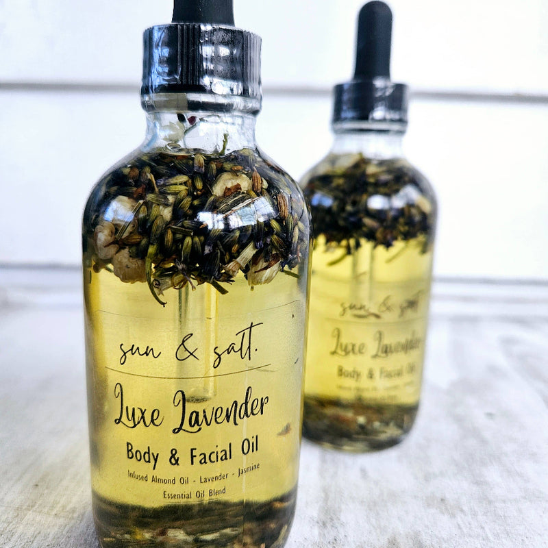 Body and Face Infused Almond Oil - Lavender