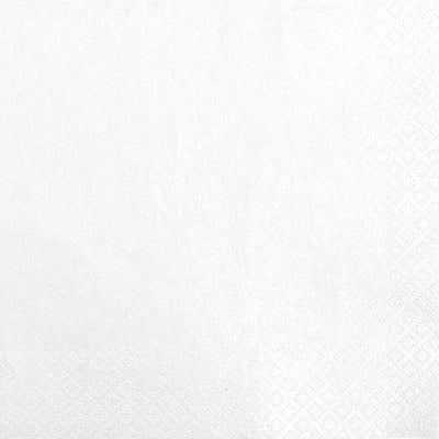 Pearl Effect White Dinner Napkins