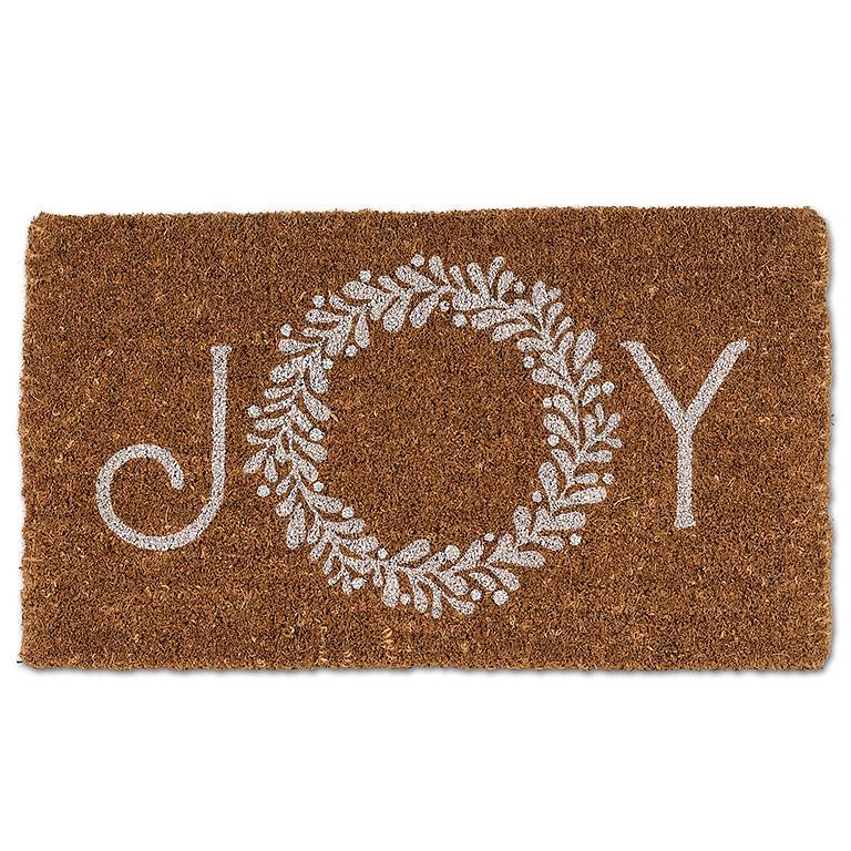 Wreath Joy Coir Doormat | Putti Christmas Celebrations