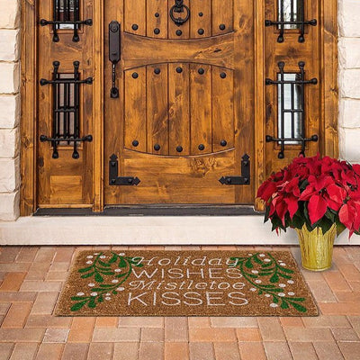 Holiday Wishes Coir Doormat | Putti Christmas Celebrations