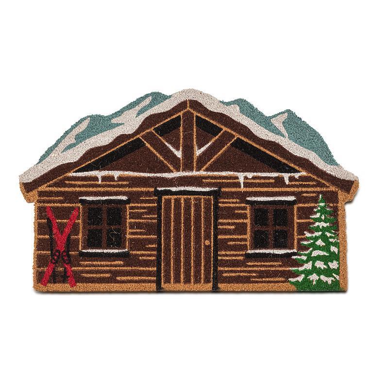 Ski Chalet Shaped Doormat | Putti Christmas Canada