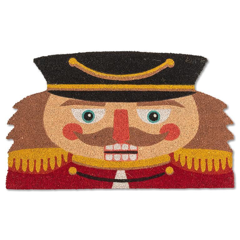 Holiday Nutcracker Shaped Doormat | Putti Christmas Canada