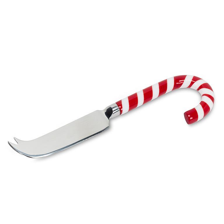 Candy Cane Handle Cheese Knife  | Putti Christmas Entertaining