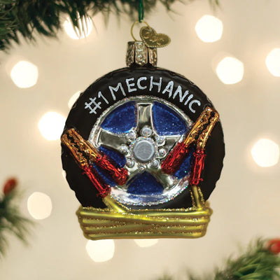 Old World Christmas Auto Mechanic Ornament | Putti Christmas Decorations