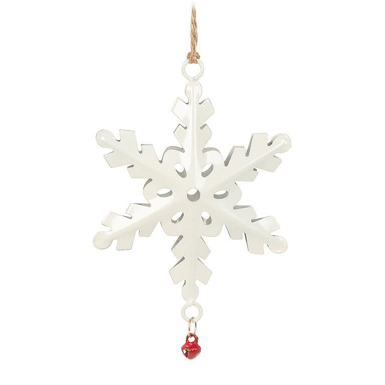 Snowflake Ornament with Bell