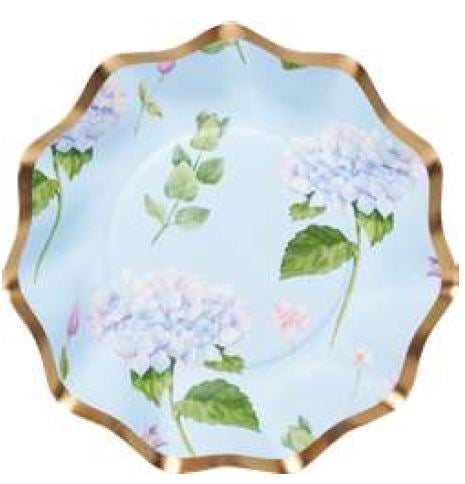 Sophistiplate Hydrangea Wavey Paper Bowl